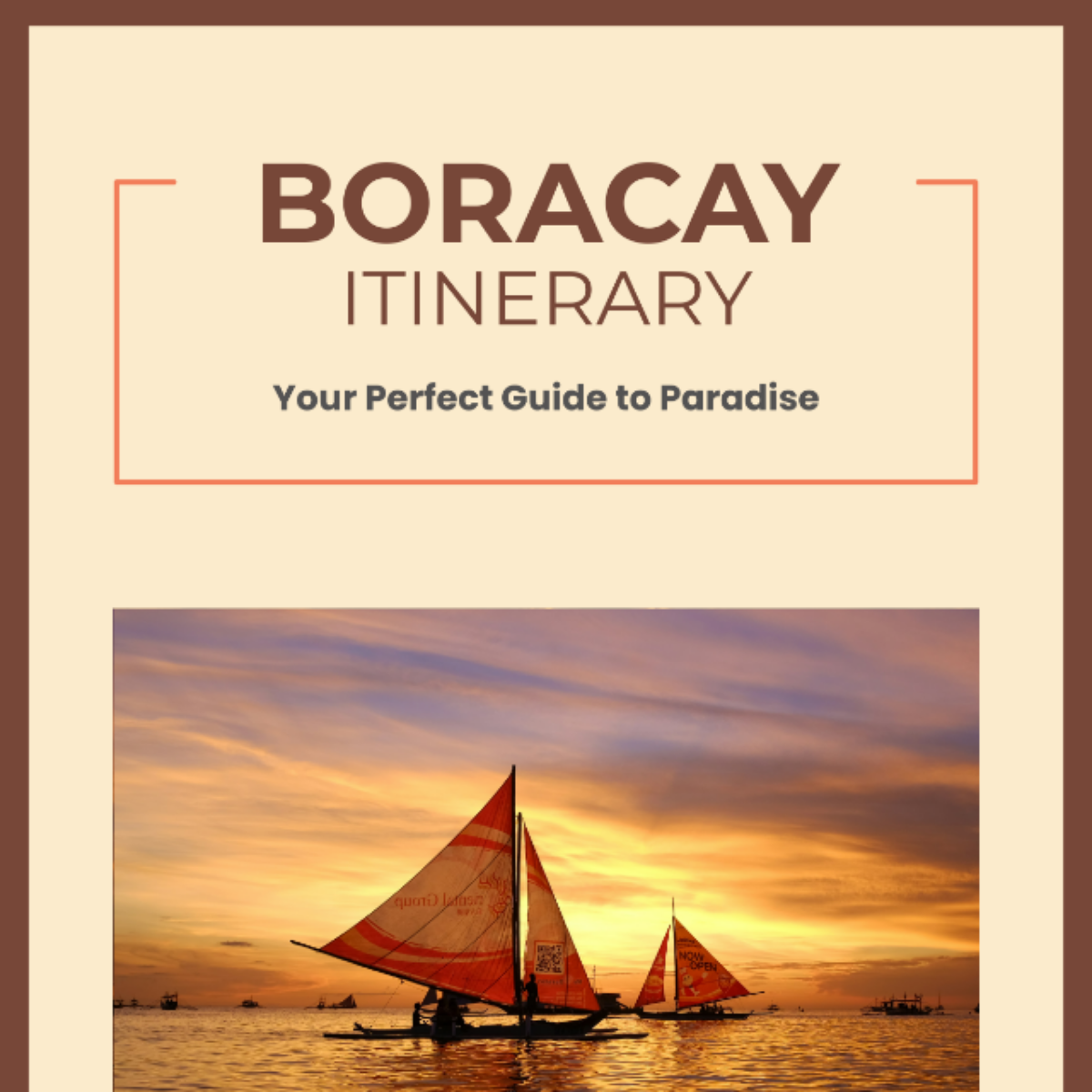 Boracay Itinerary Template - Edit Online & Download