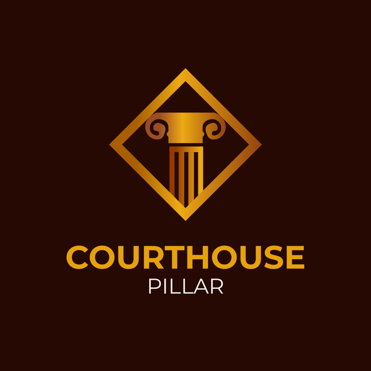 Courthouse Pillar Logo Template - Edit Online & Download Example ...