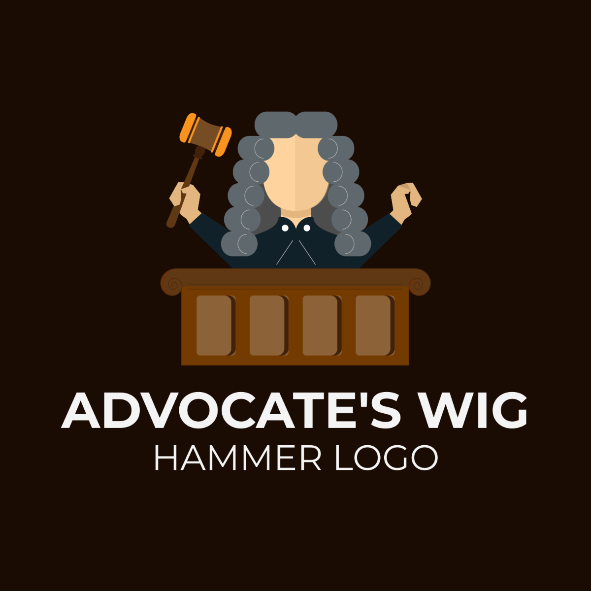 Advocate's Wig and Hammer Logo