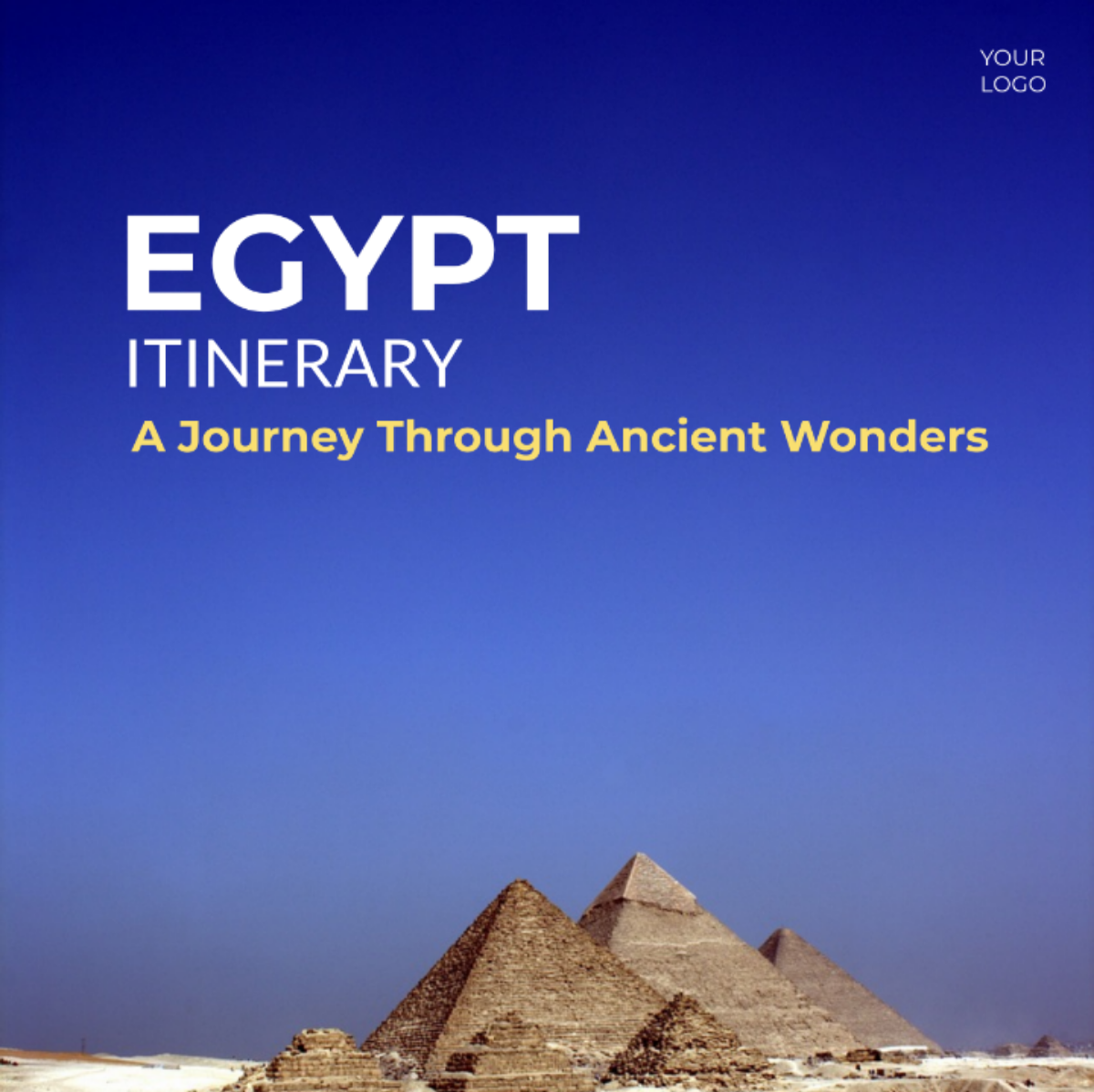 7 Day Egypt Itinerary Template - Edit Online & Download