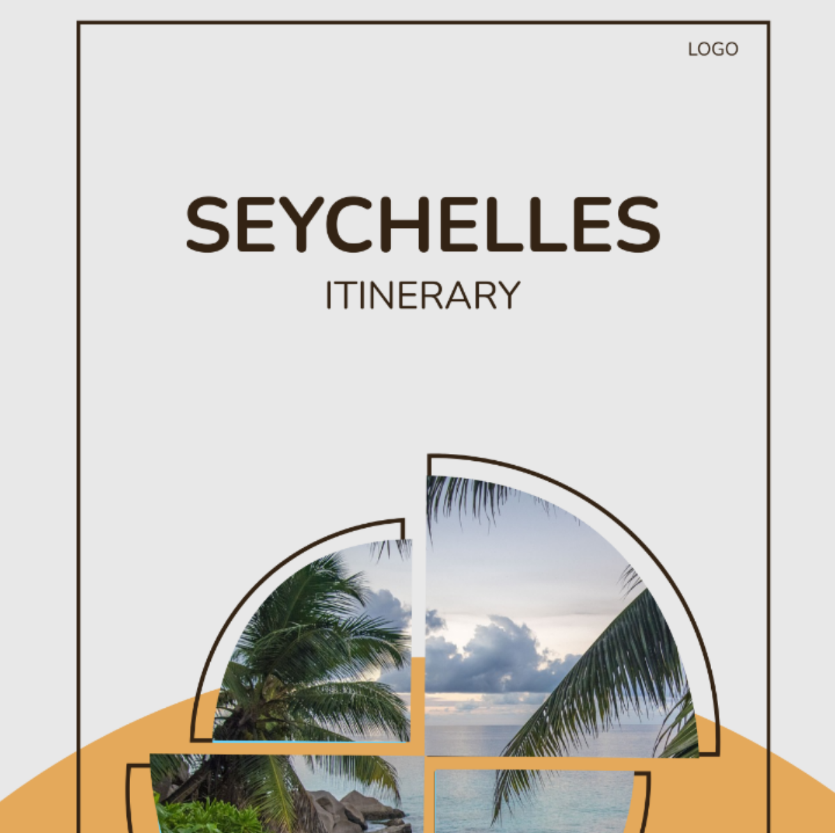 Seychelles Itinerary Template - Edit Online & Download