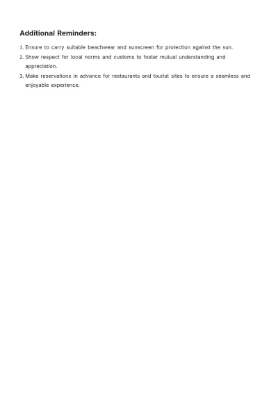 Free Mallorca Itinerary Template to Edit Online