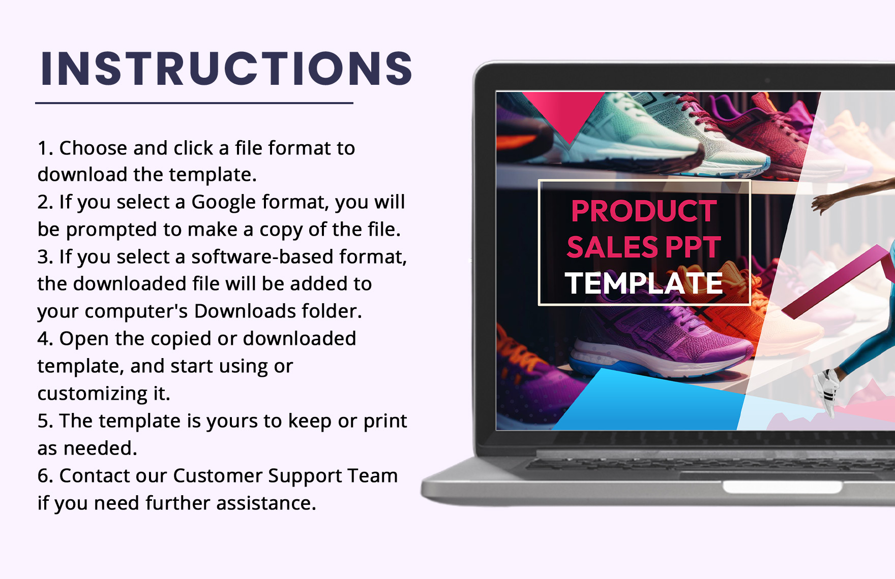 Product Sales Template