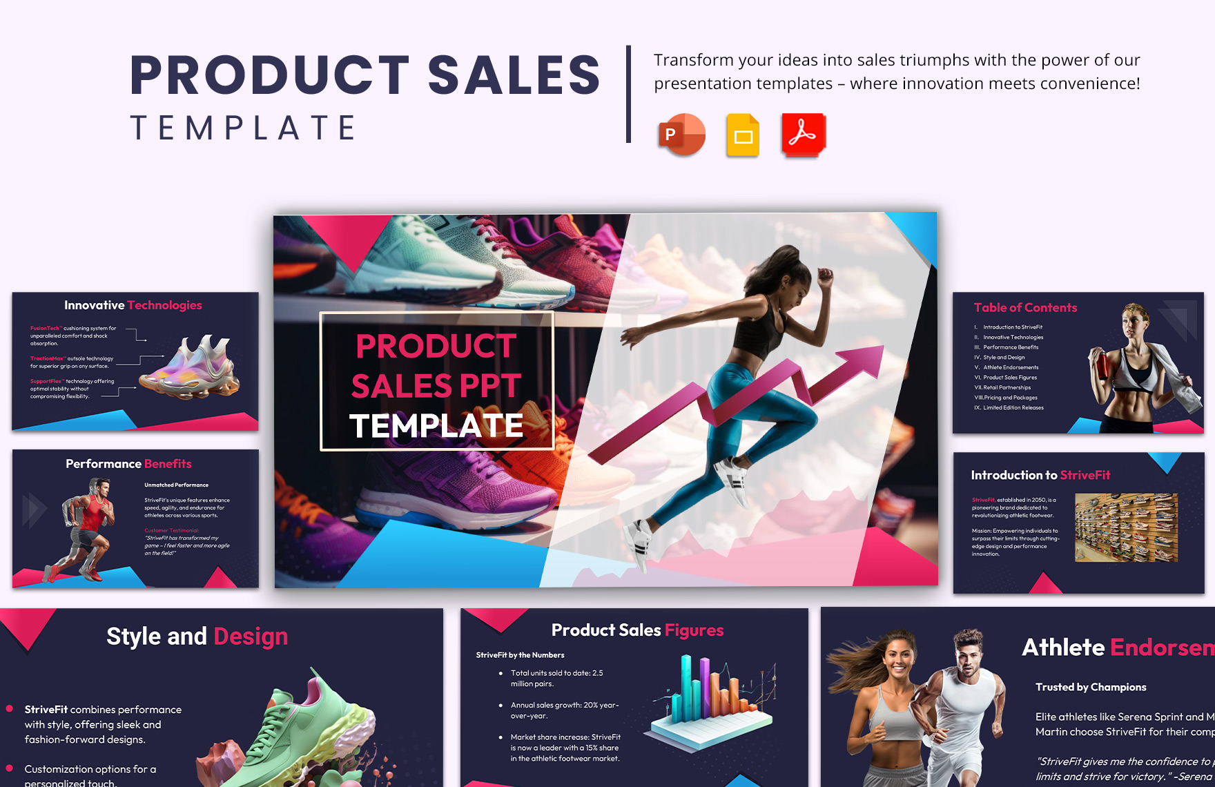 Product Sales Template in PDF, PowerPoint, Google Slides