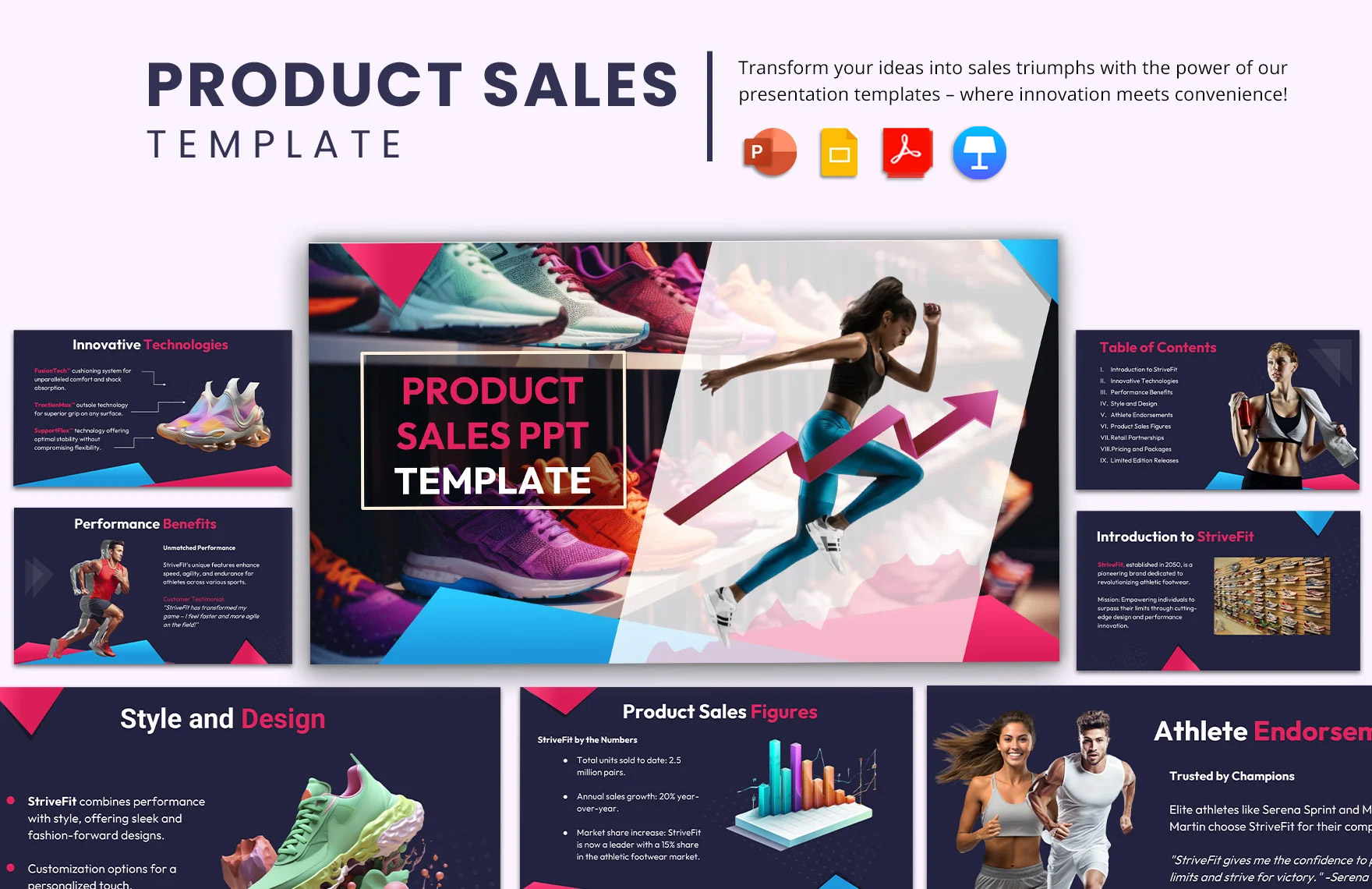 Product Sales Template