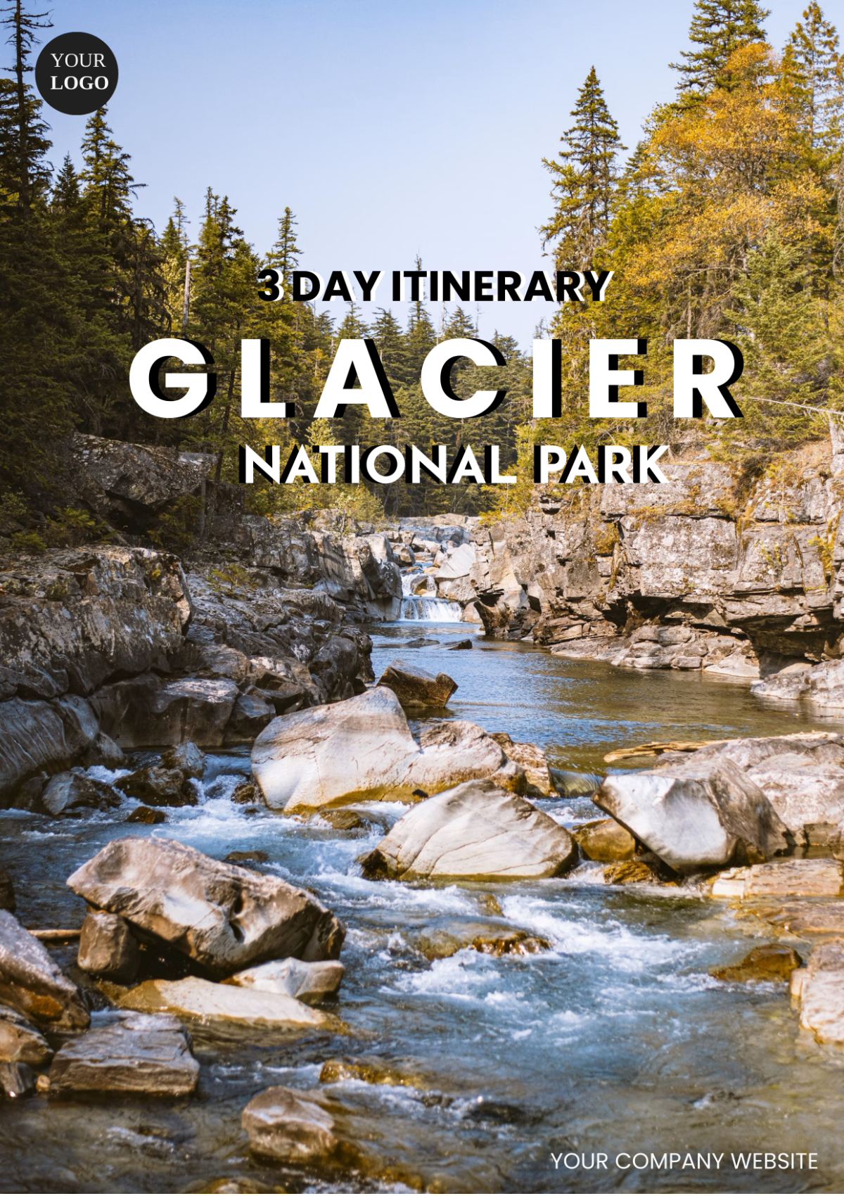 Glacier National Park Itinerary Template - Edit Online & Download