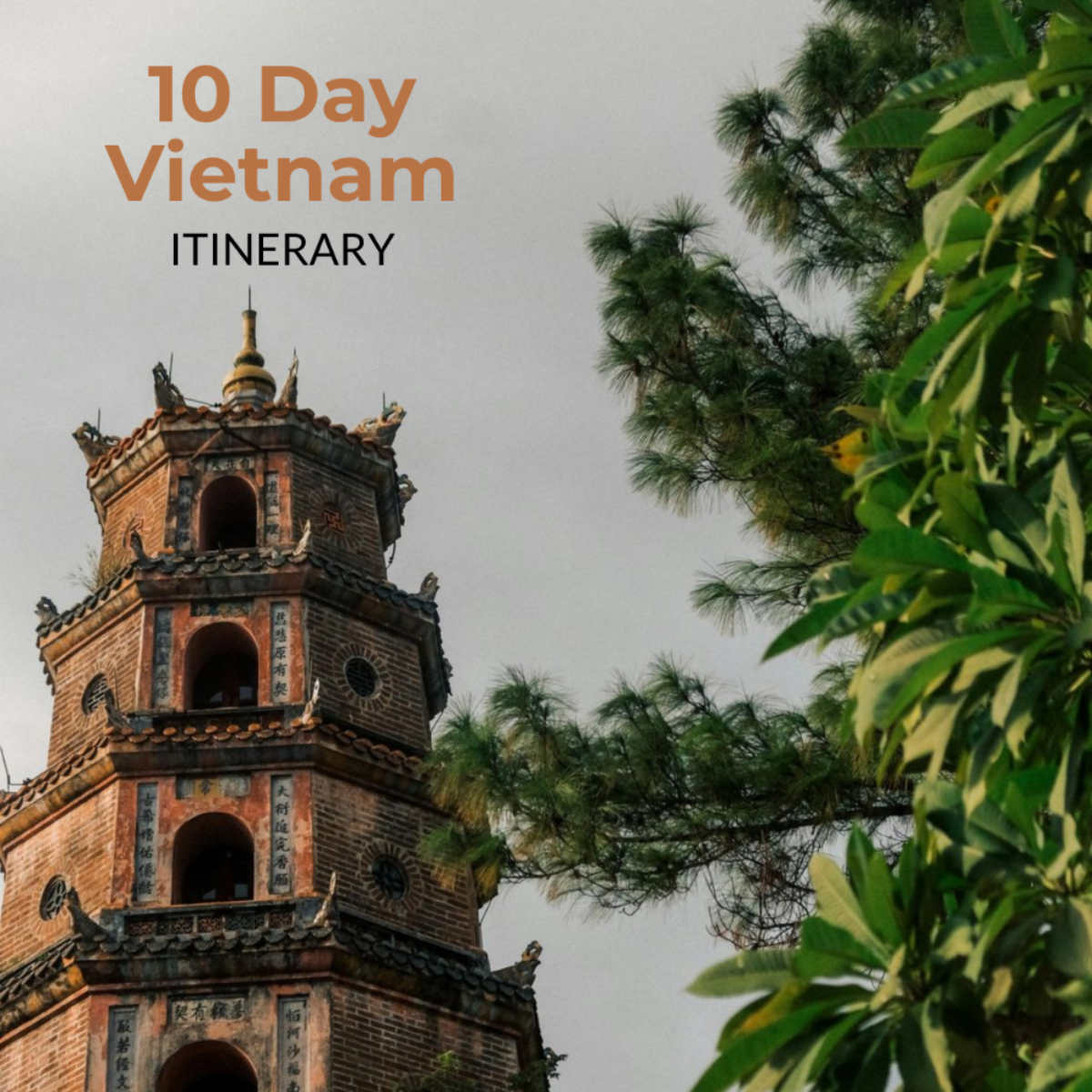 10 Day Vietnam Itinerary Template - Edit Online & Download