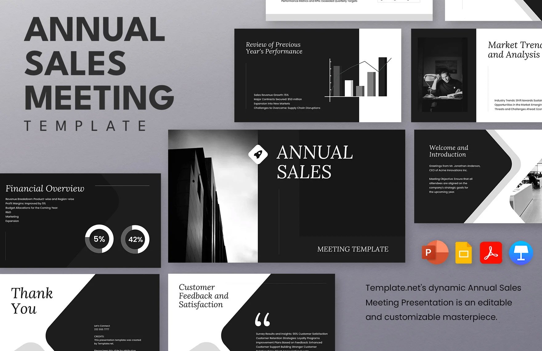 Annual Sales Meeting Template