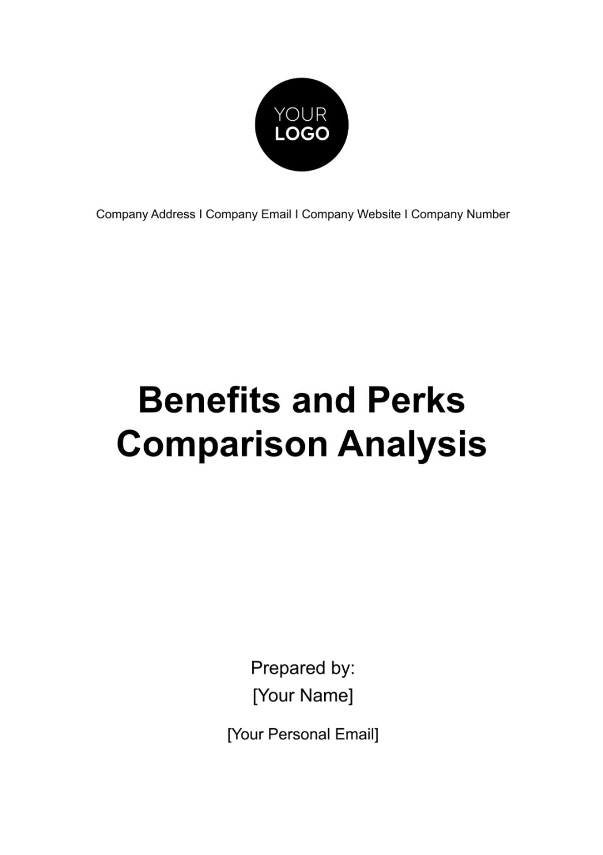 Benefits and Perks Comparison Analysis HR Template - Edit Online & Download