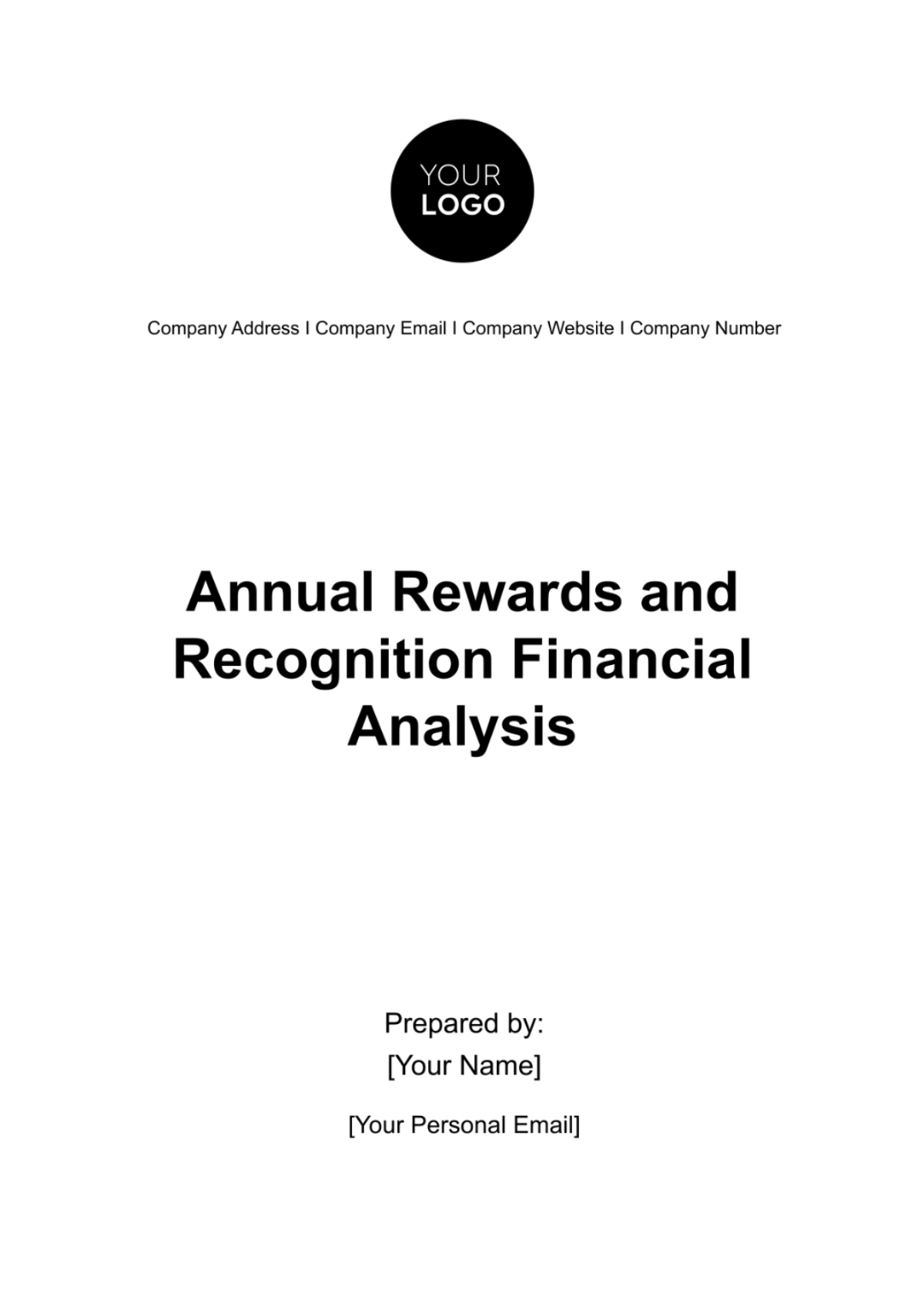 Annual Rewards and Recognition Financial Analysis HR Template - Edit Online & Download