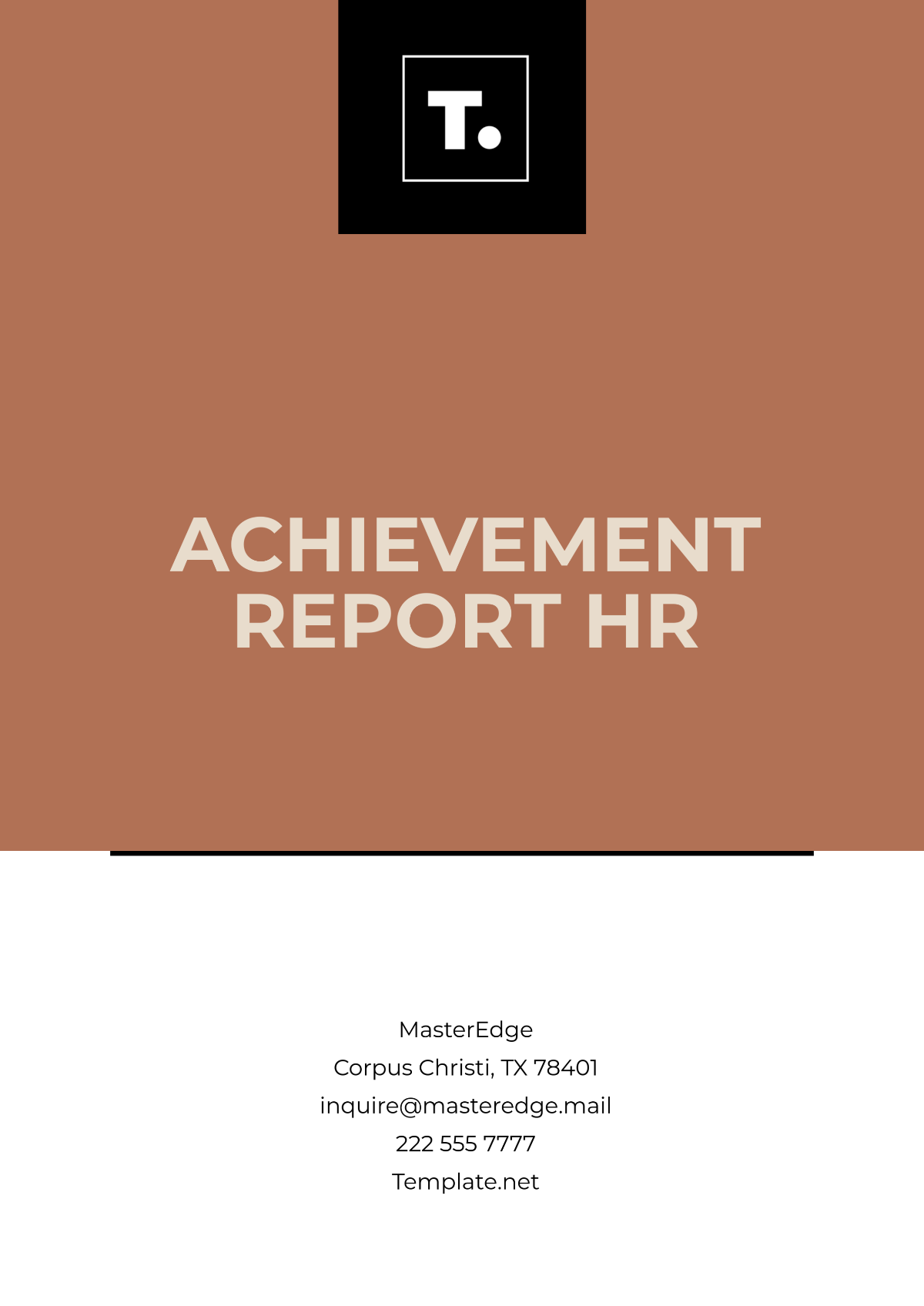 Achievement Report HR Template - Edit Online & Download