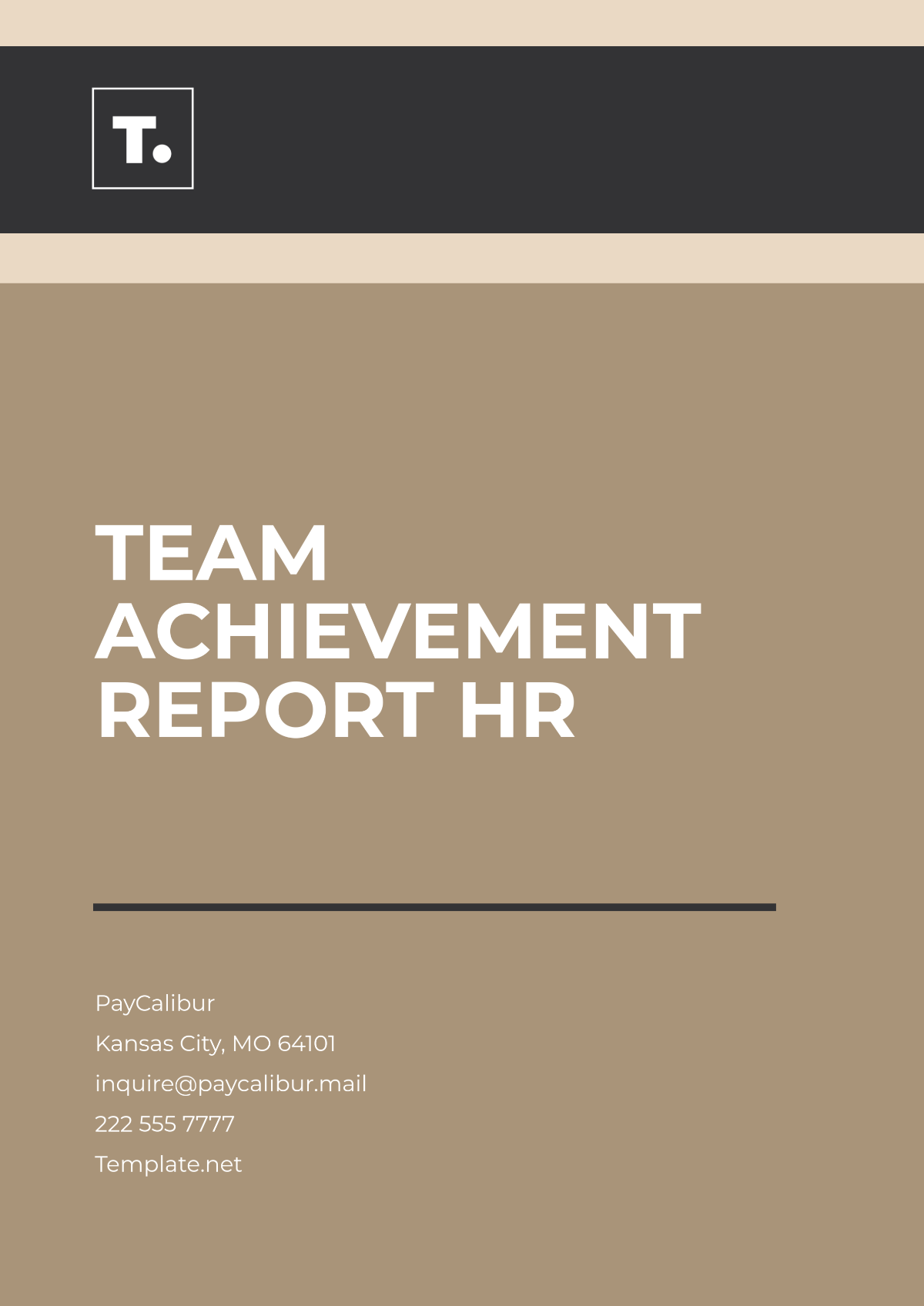 Team Achievement Report HR Template - Edit Online & Download