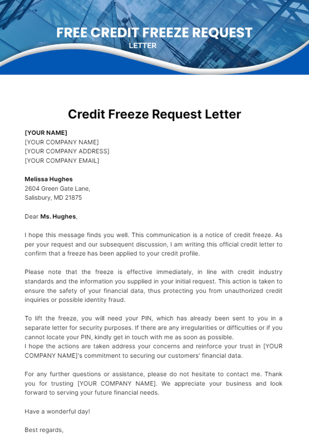 Free Credit Letter Templates Editable And Printable Free Credit Letter Templates Editable And Printable