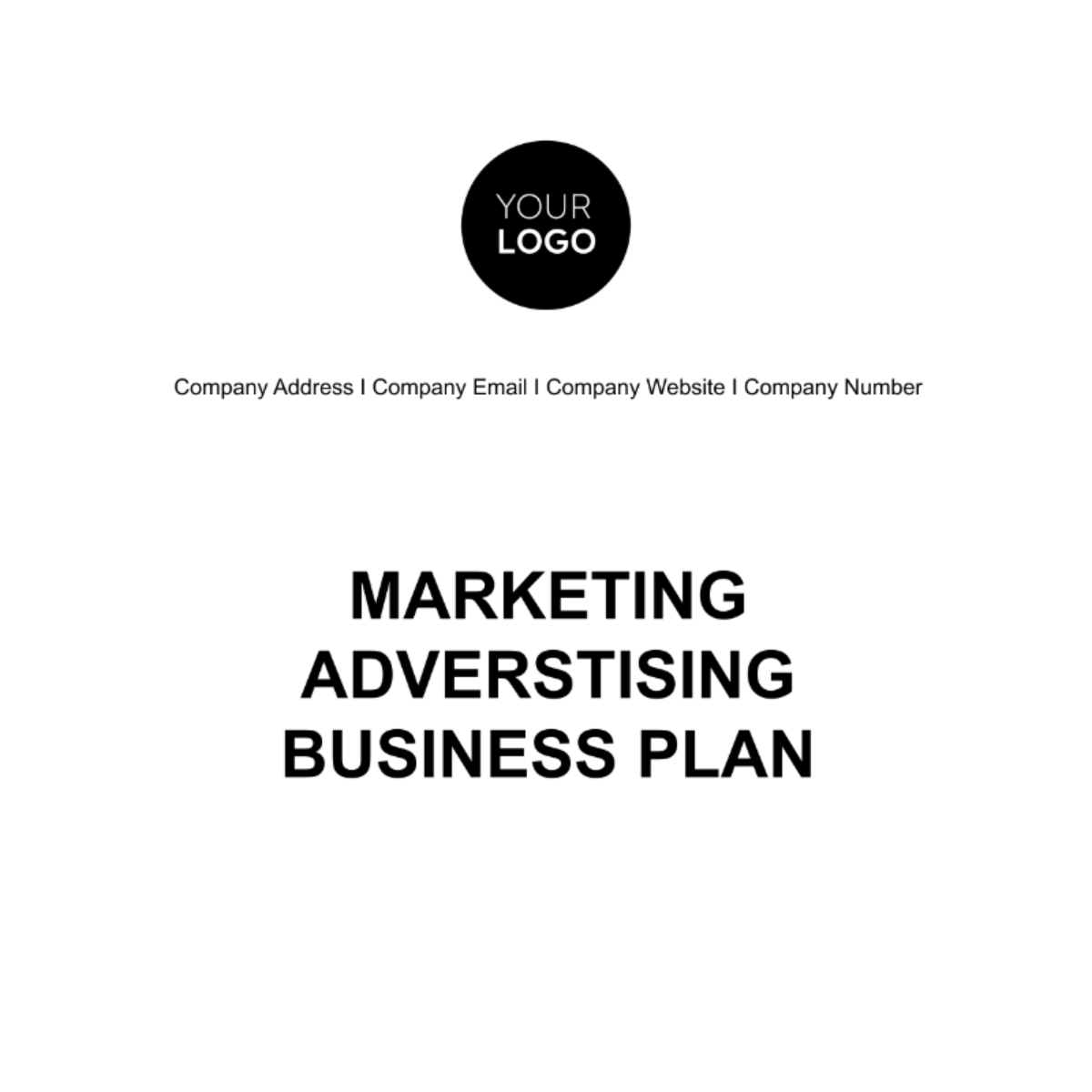 Marketing Advertising Business Plan Template - Edit Online & Download ...