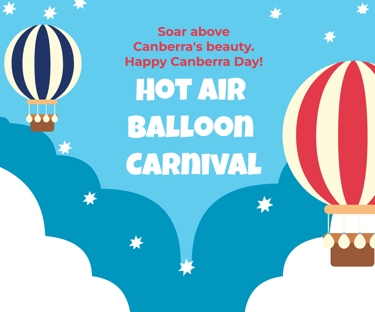 Free Canberra Day Ad Banner Template