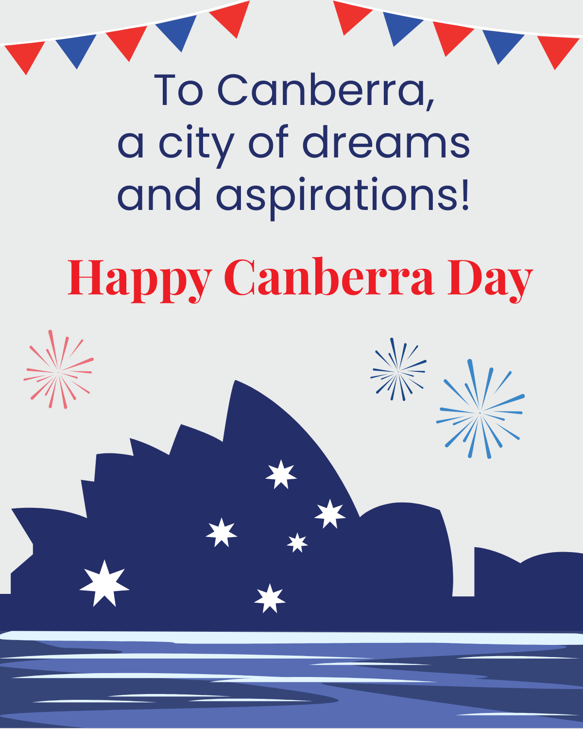 Canberra Day Facebook Post Template