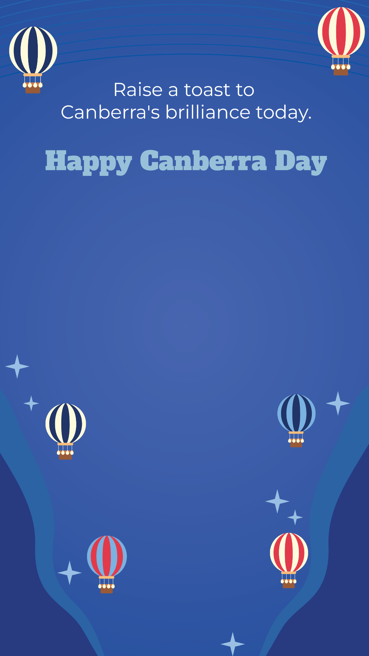 Canberra Day Snapchat Geofilter Template