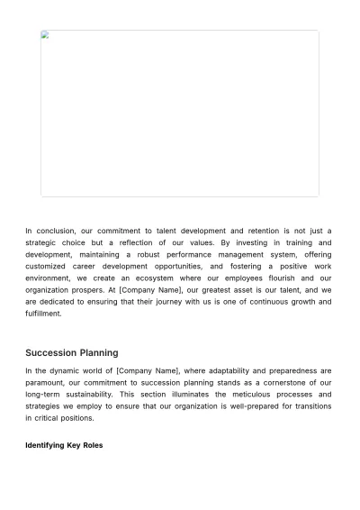 Free Talent Acquisition and Management Strategy Document HR Template to Edit Online