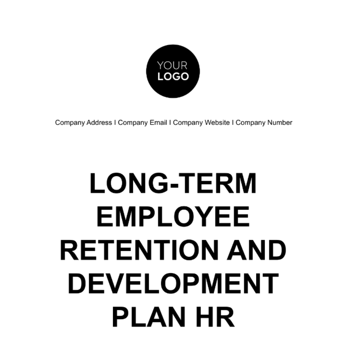 Long-Term Employee Retention and Development Plan HR Template - Edit Online & Download