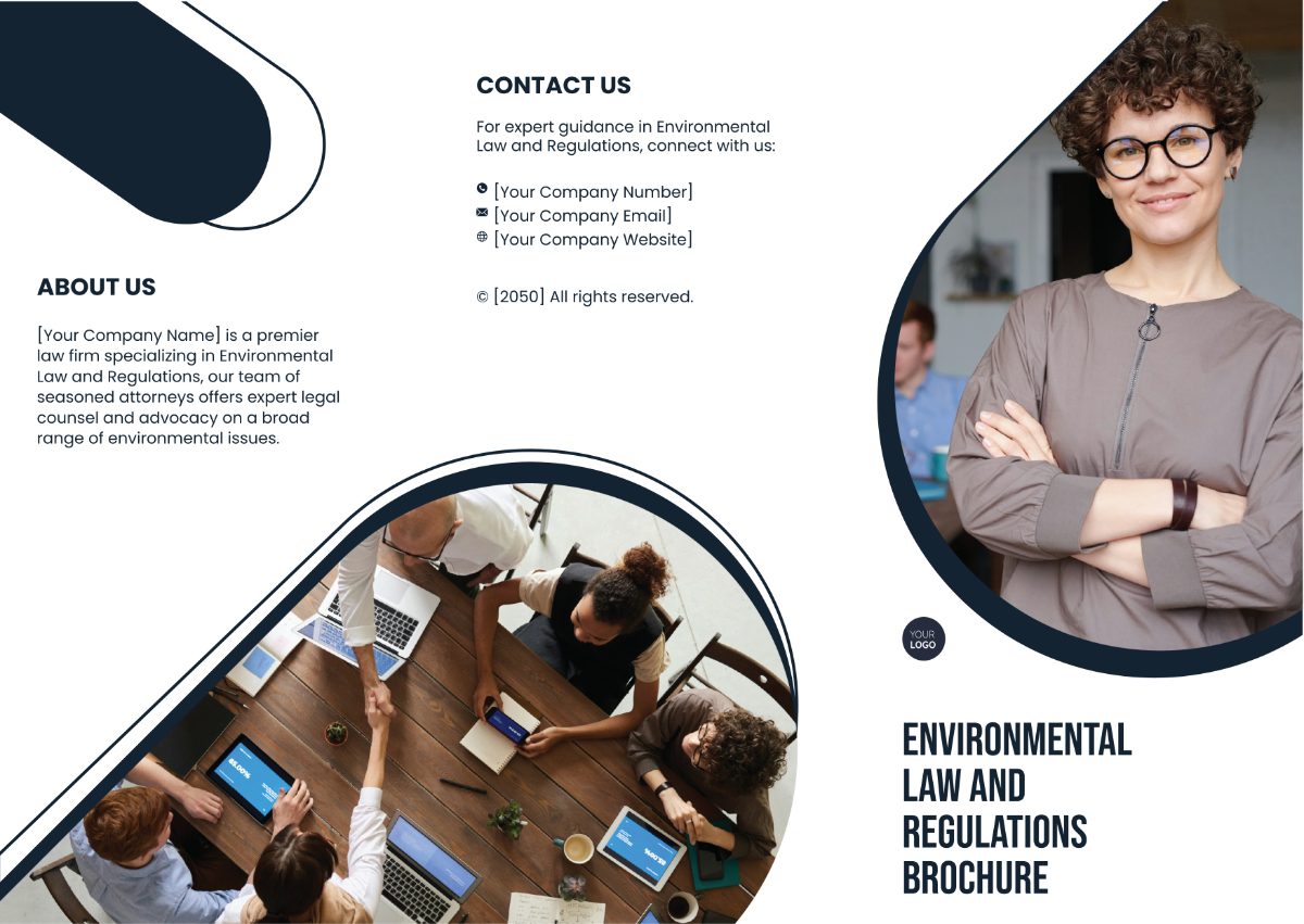 Environmental Law and Regulations Brochure Template