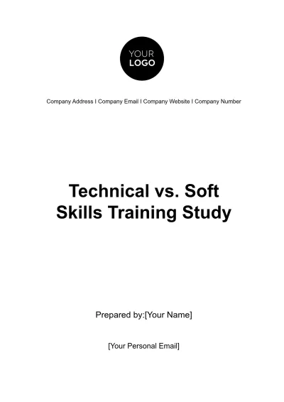 Free Technical vs. Soft Skills Training Study HR Template to Edit Online