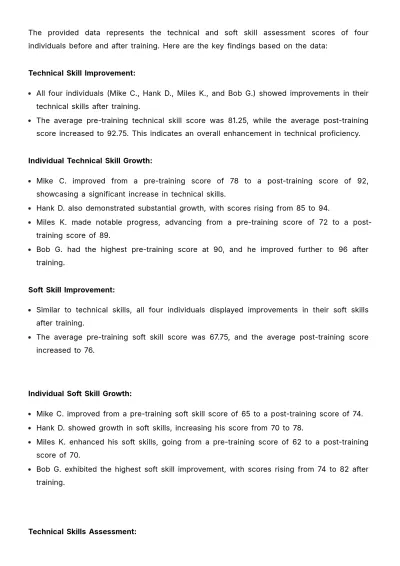 Free Technical vs. Soft Skills Training Study HR Template to Edit Online