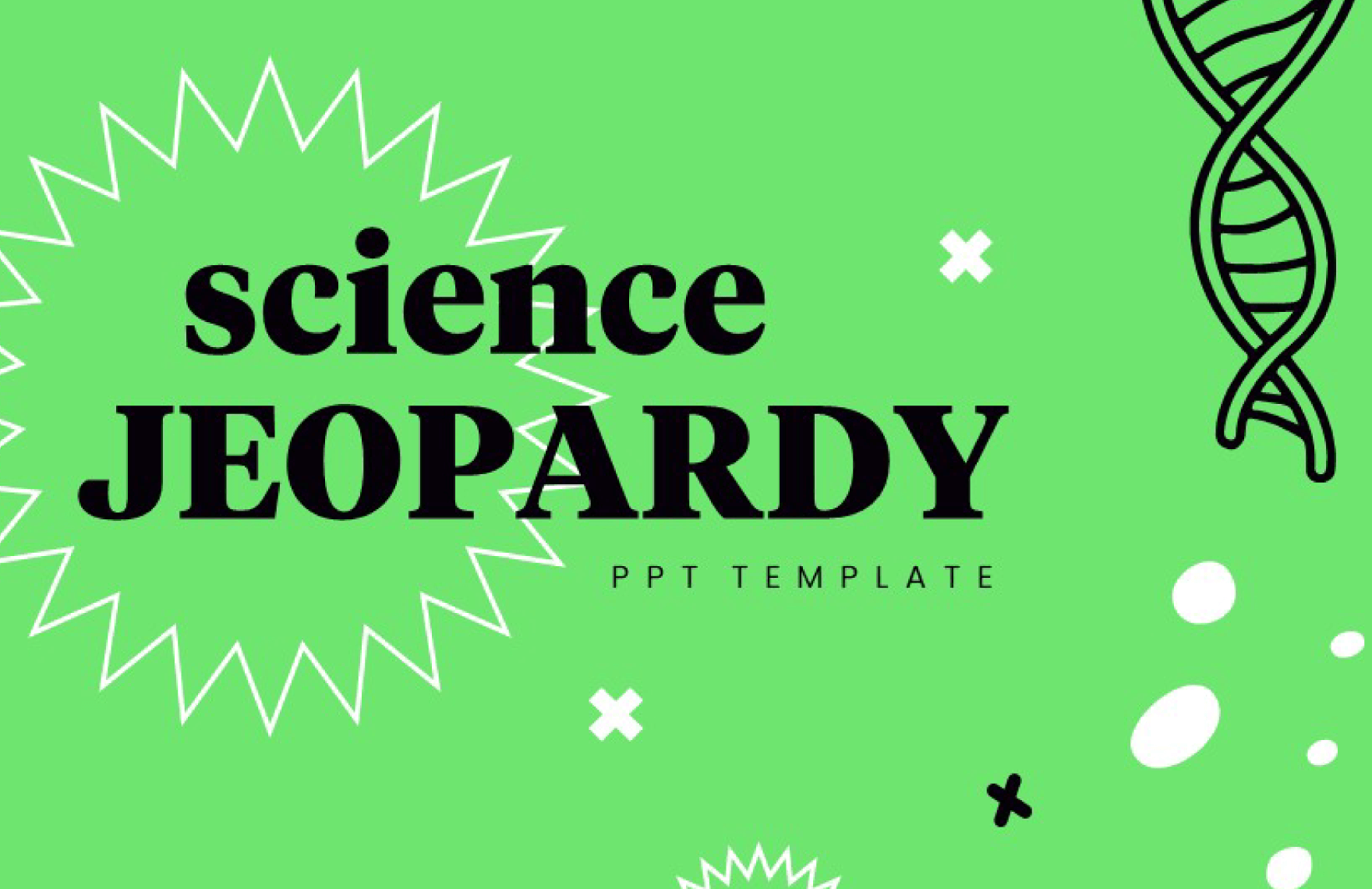 Science Jeopardy PPT Template