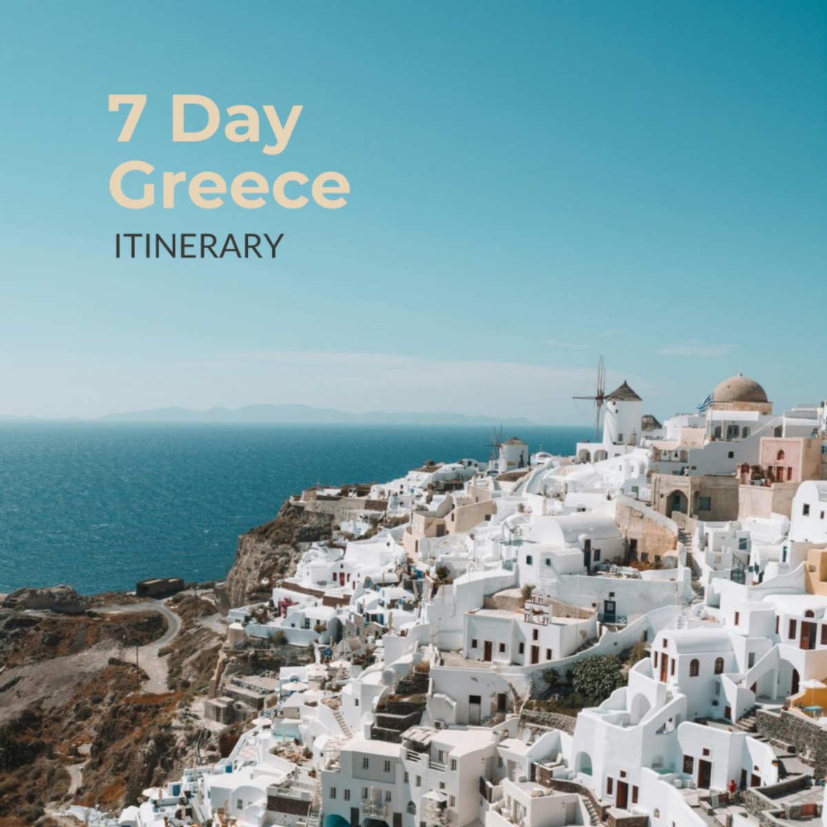 7 Day Greece Itinerary Template - Edit Online & Download