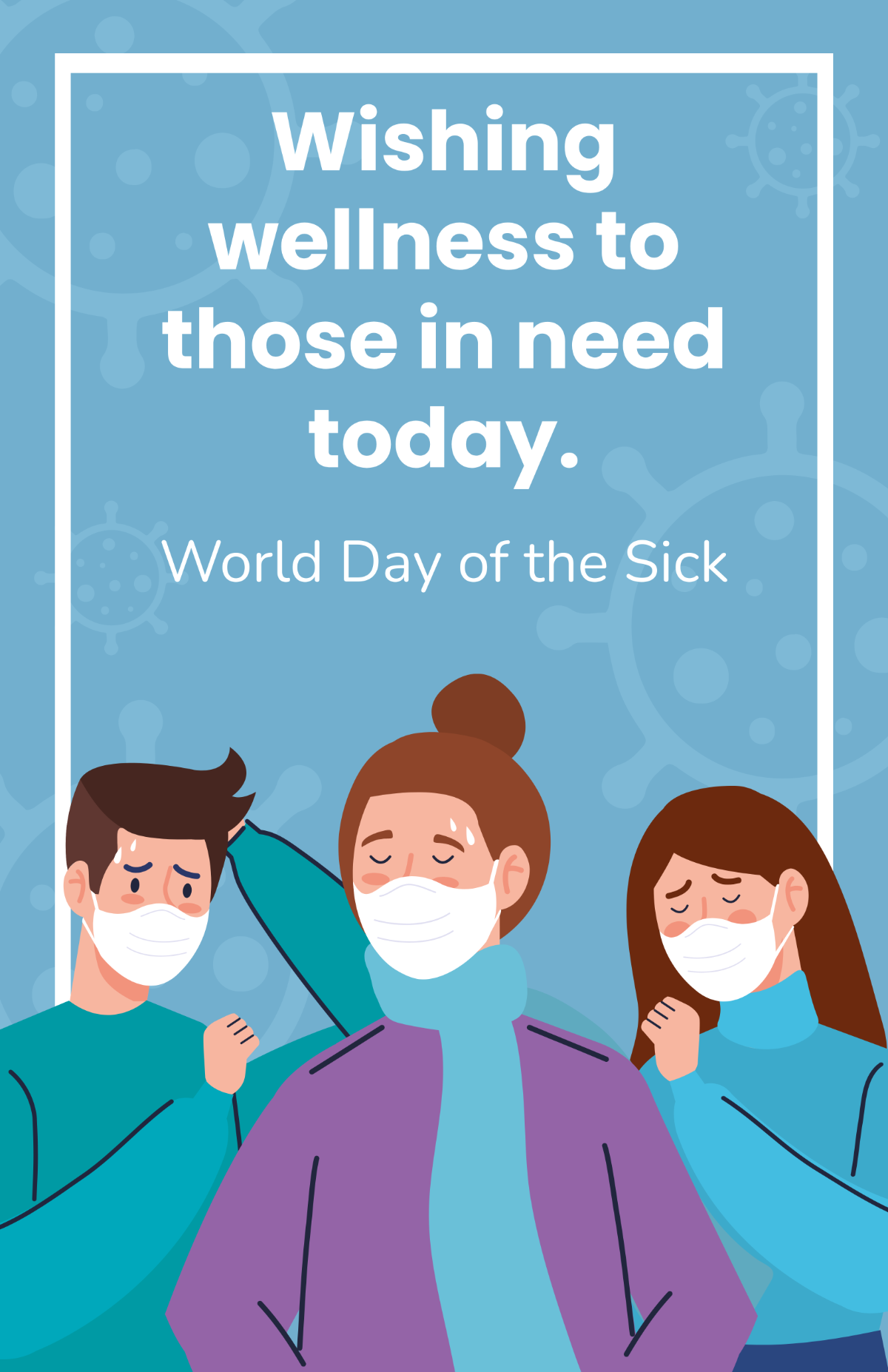 World Day of the Sick Poster Template