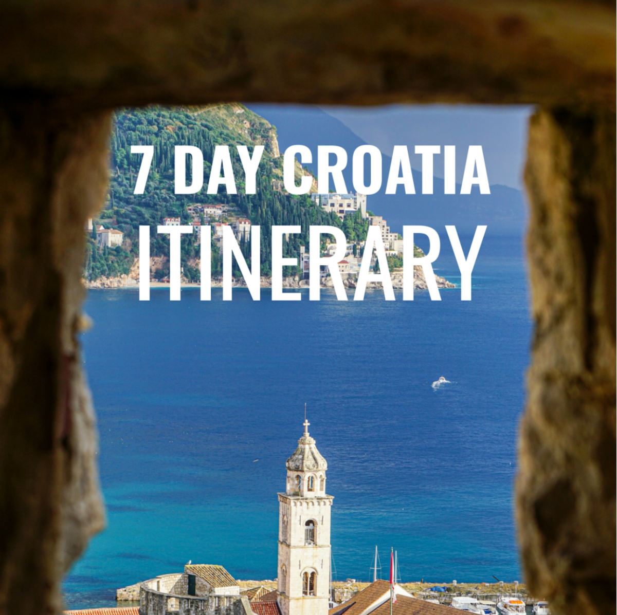 7 Day Croatia Itinerary Template