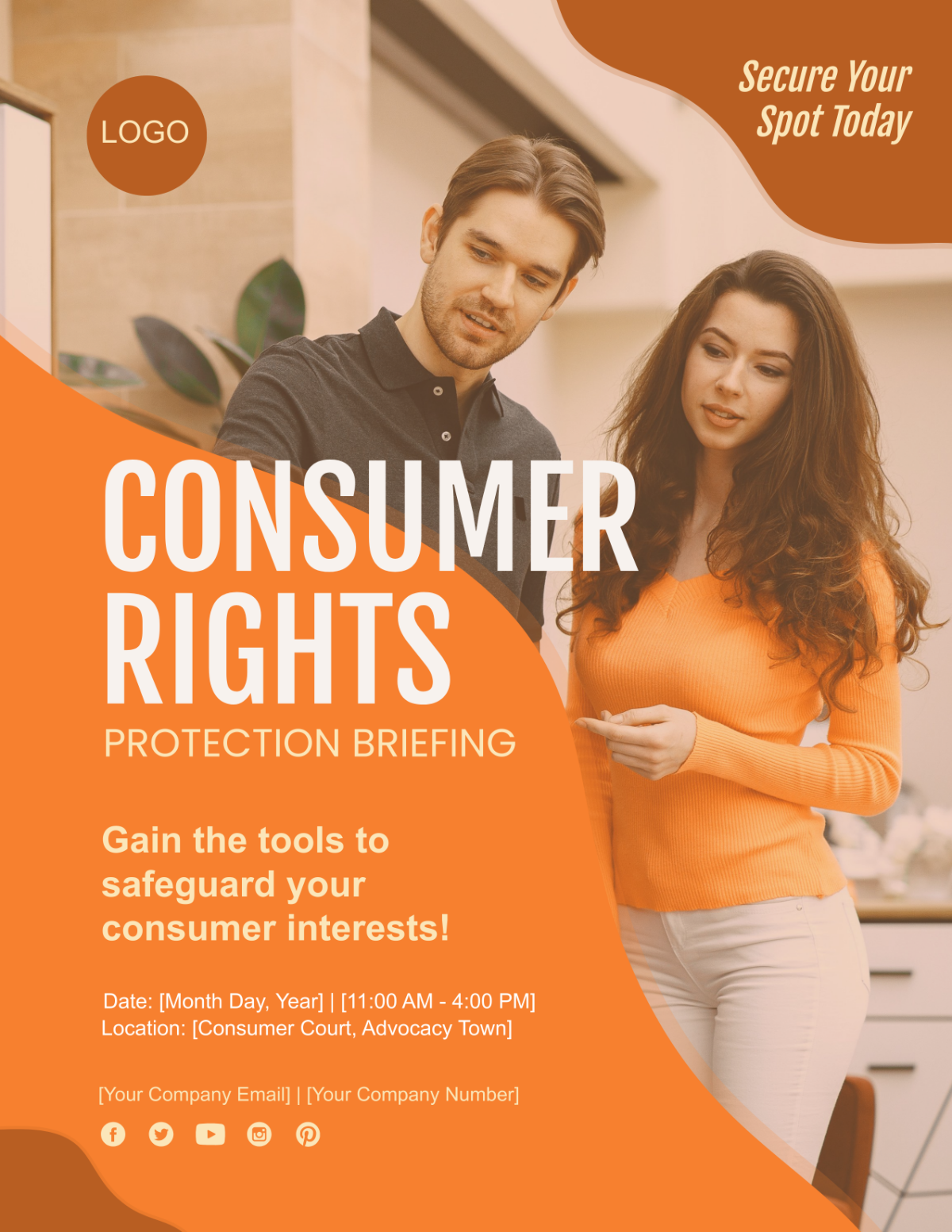 Consumer Rights Protection Briefing Flyer