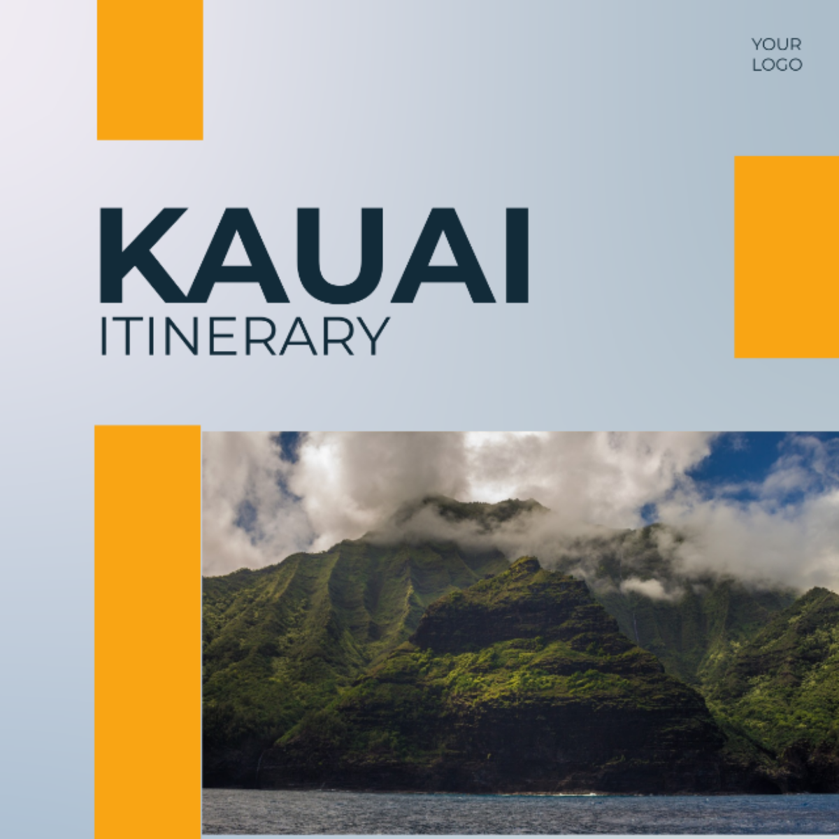 Kauai Itinerary Template - Edit Online & Download