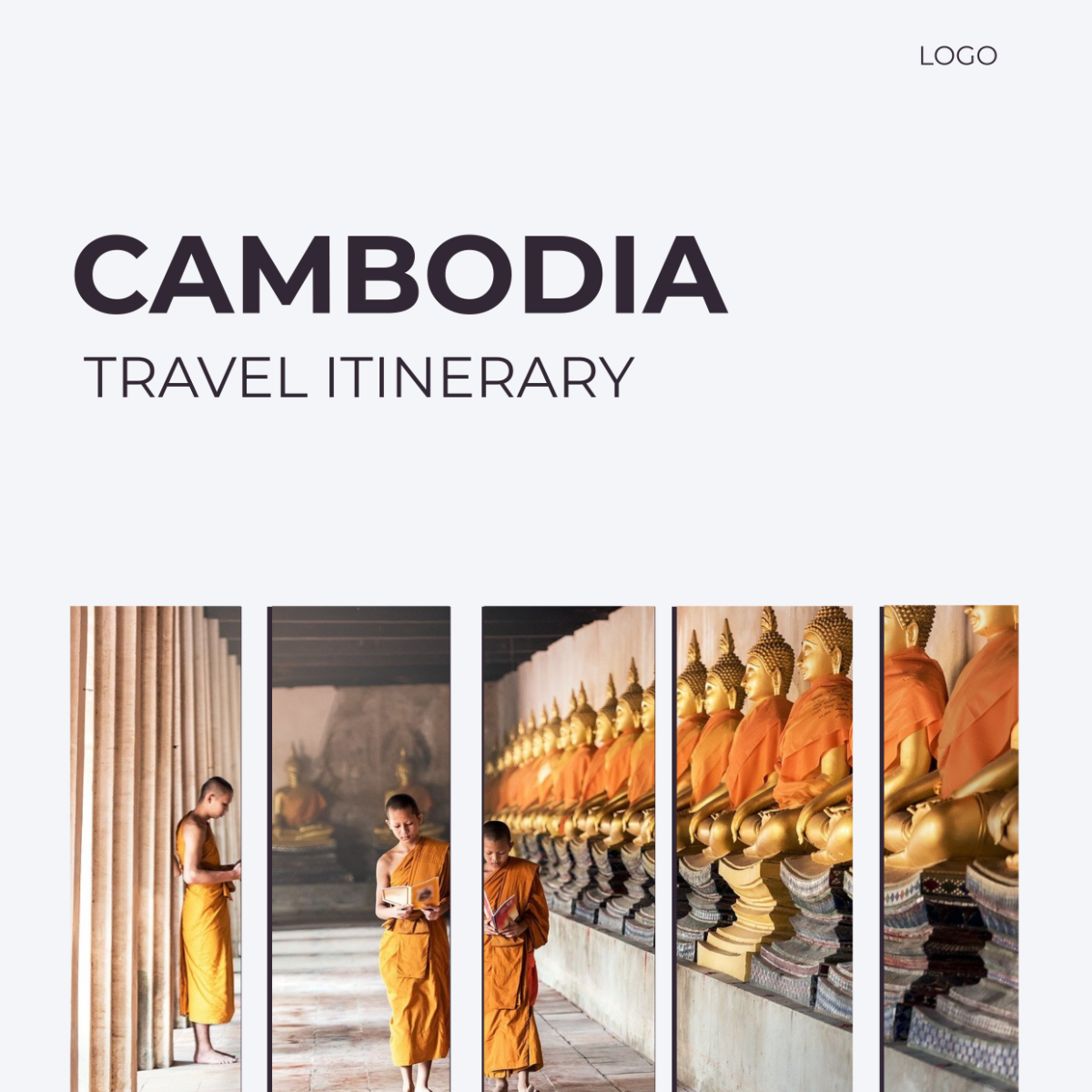 Free Cambodia Travel Itinerary Template