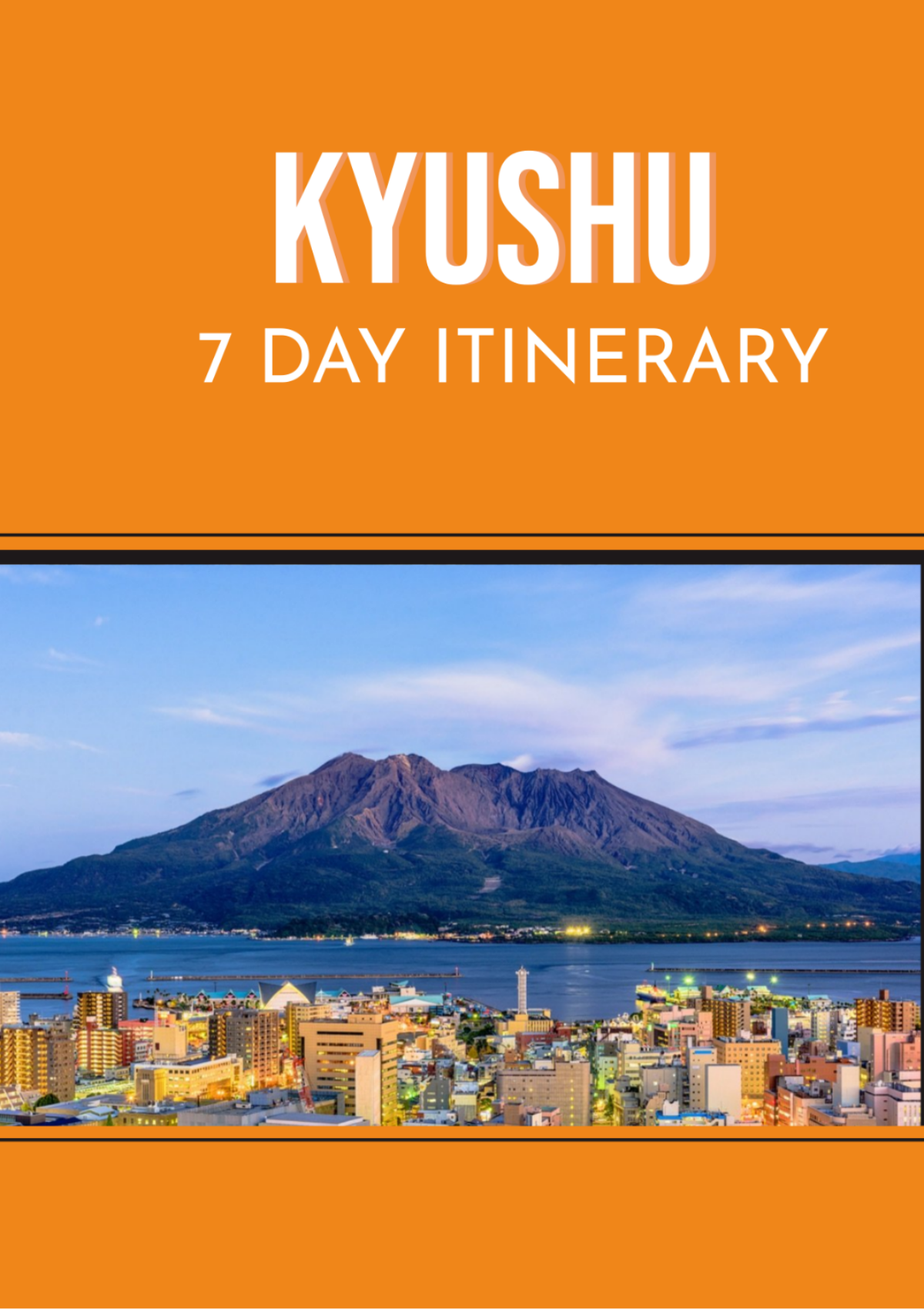 Kyushu Itinerary Template - Edit Online & Download