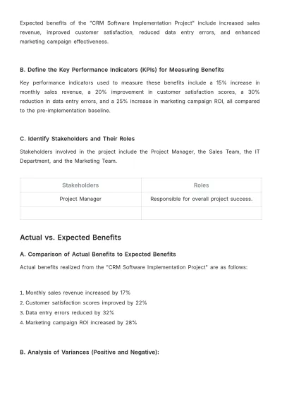 Free Benefits Review HR Template to Edit Online