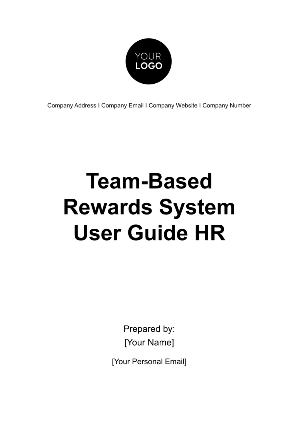 Team-Based Rewards System User Guide HR Template - Edit Online & Download