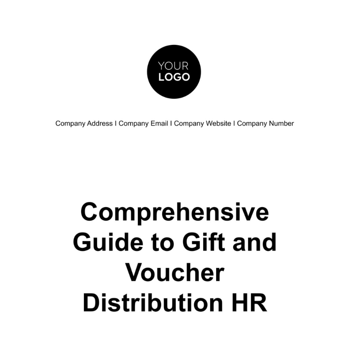 Comprehensive Guide to Gift and Voucher Distribution HR Template
