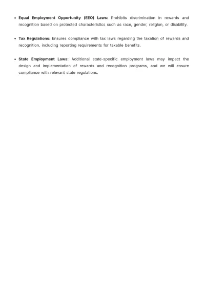 Free Rewards & Recognition Training Curriculum HR Template to Edit Online