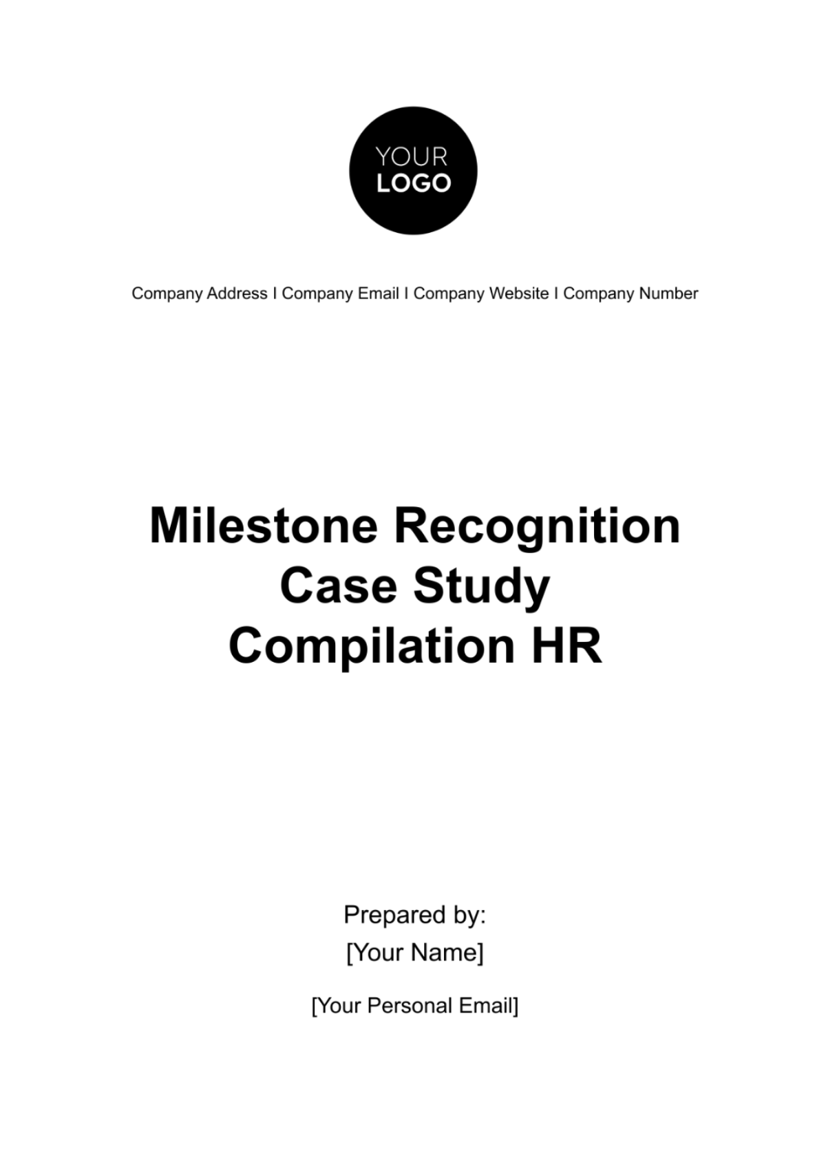 Milestone Recognition Case Study Compilation HR Template - Edit Online & Download