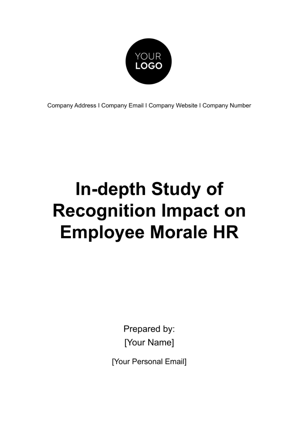 Free In-depth Study of Recognition Impact on Employee Morale HR ...