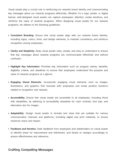 Free Rewards Communication and Branding Manual HR Template to Edit Online