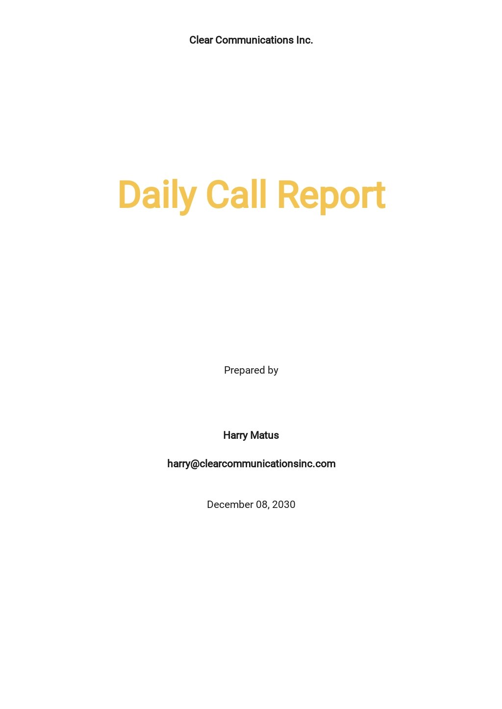 Free Daily Call Report Template.jpe