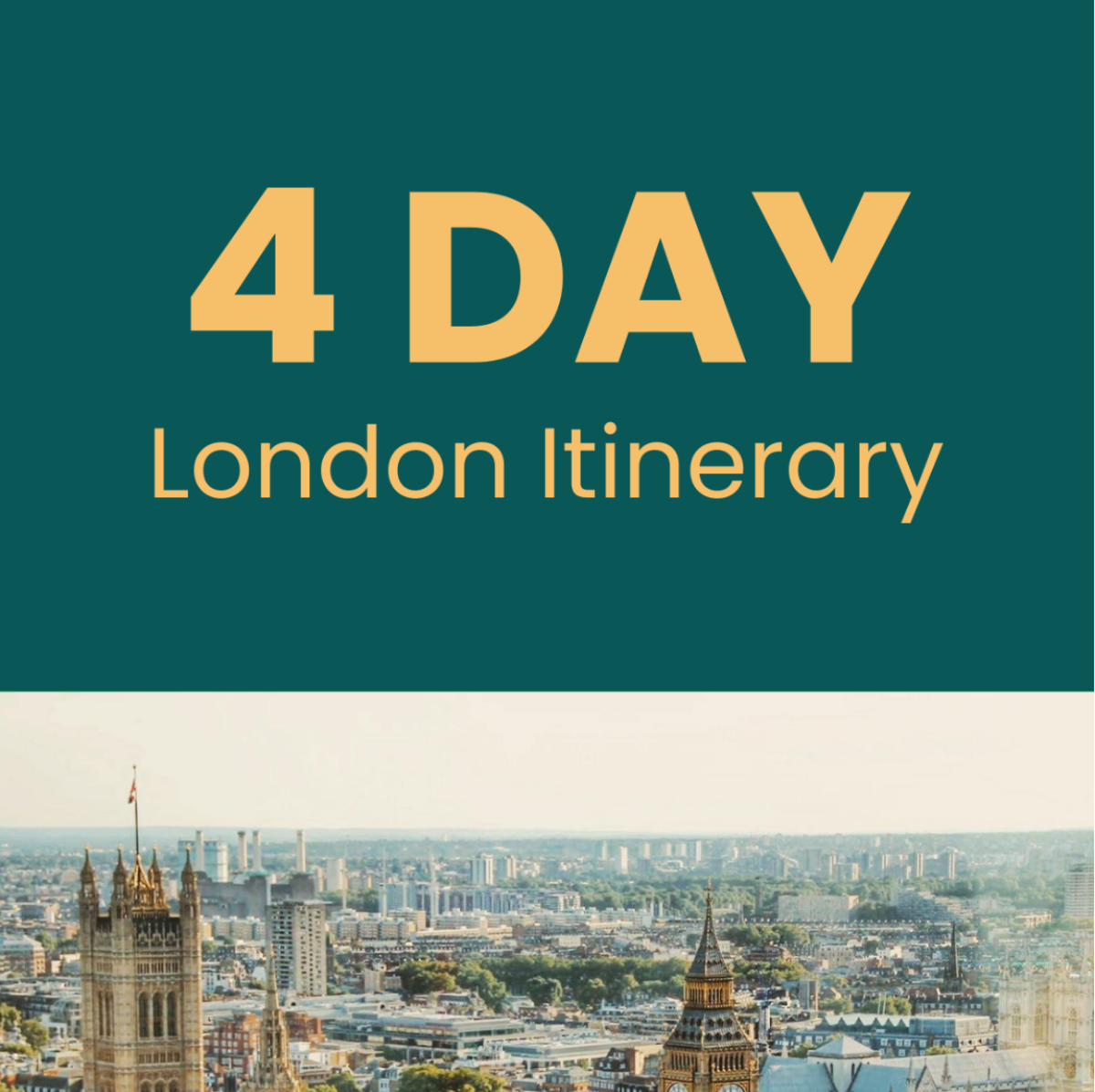 4 Day London Itinerary Template - Edit Online & Download