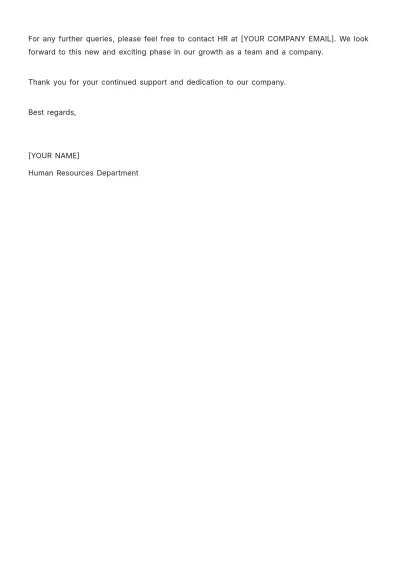 Free Rewards Program Notice HR Template to Edit Online