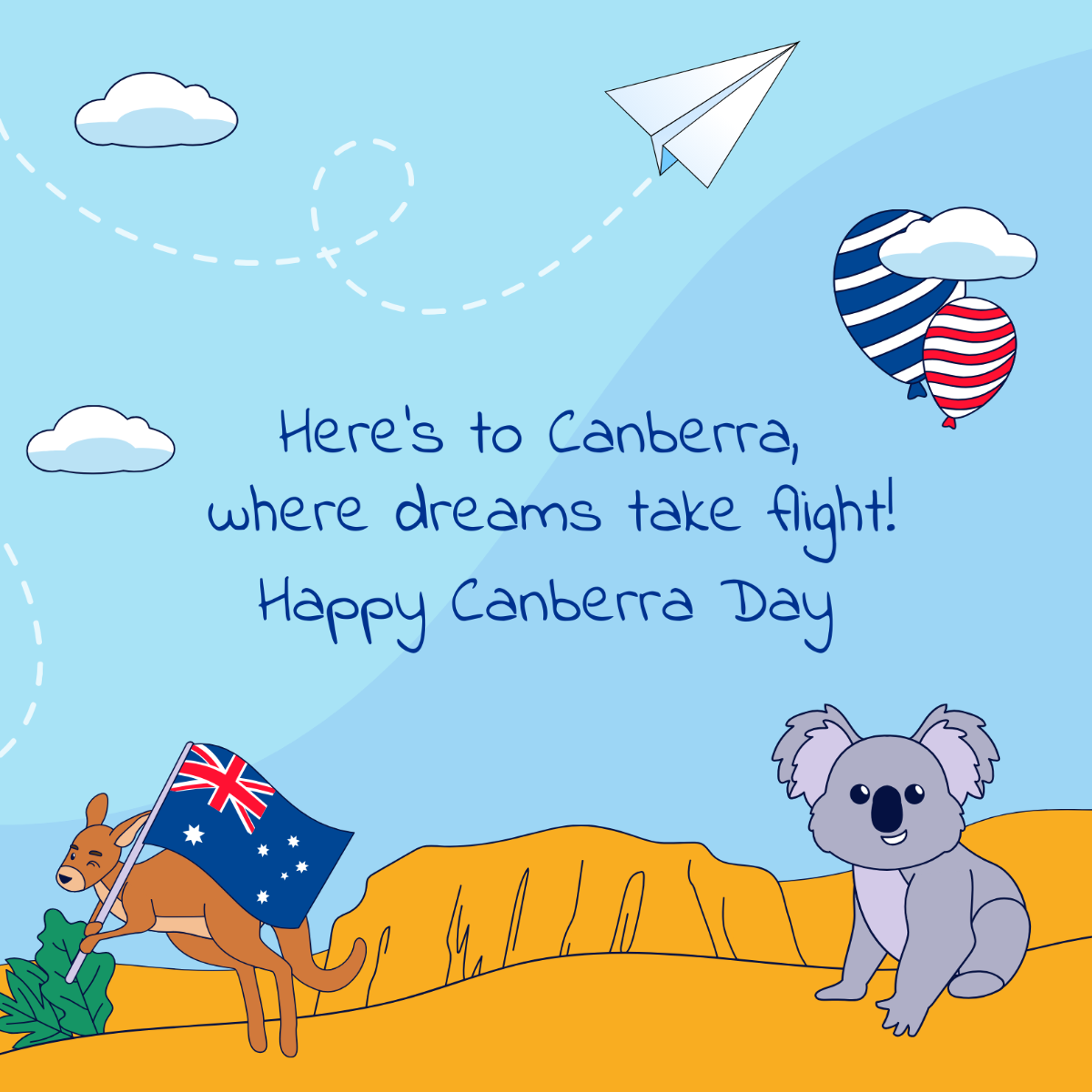 Canberra Day LinkedIn Post
