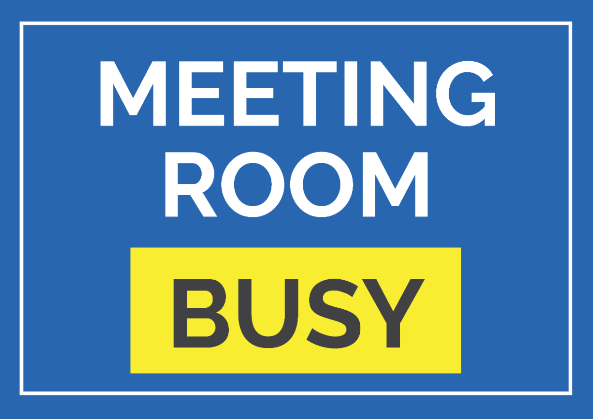 Free Legal Meeting Room Signage