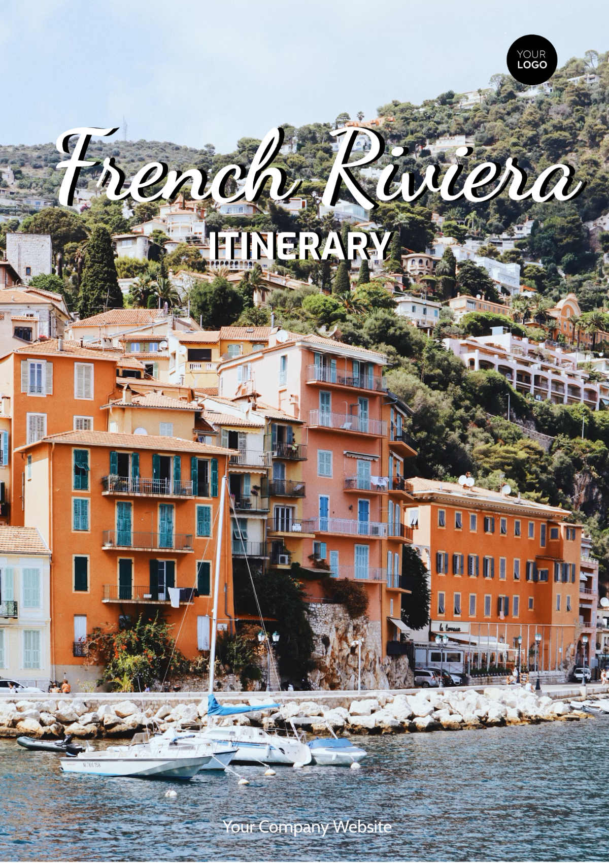 French Riviera Itinerary Template - Edit Online & Download