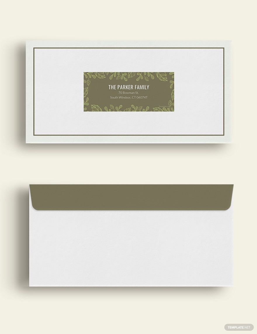 Family Address Label Template in Word, Google Docs, Illustrator, PSD, Apple Pages, Publisher