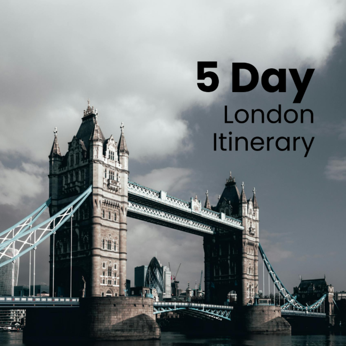 5 Day London Itinerary Template - Edit Online & Download