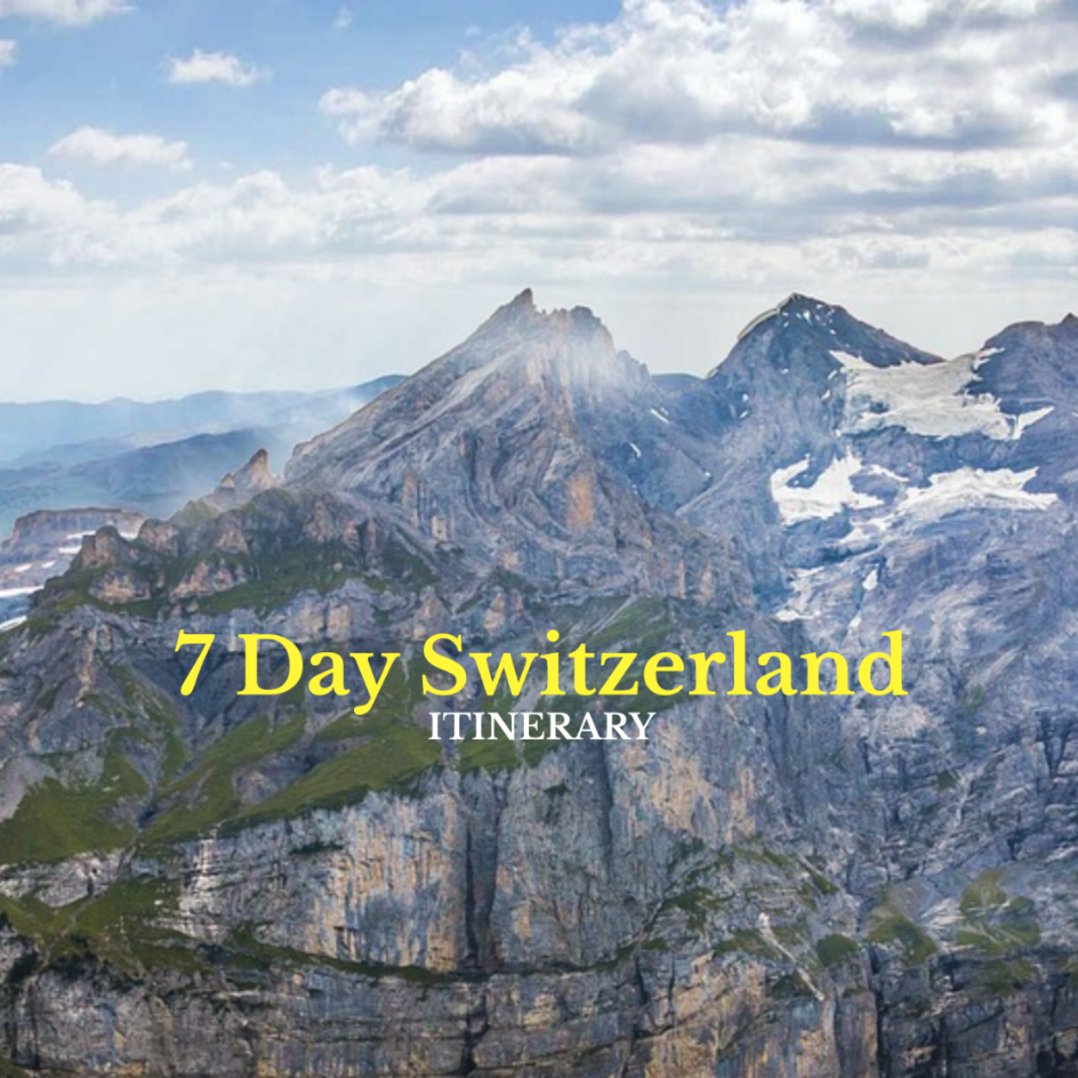 7 Day Switzerland Itinerary Template - Edit Online & Download